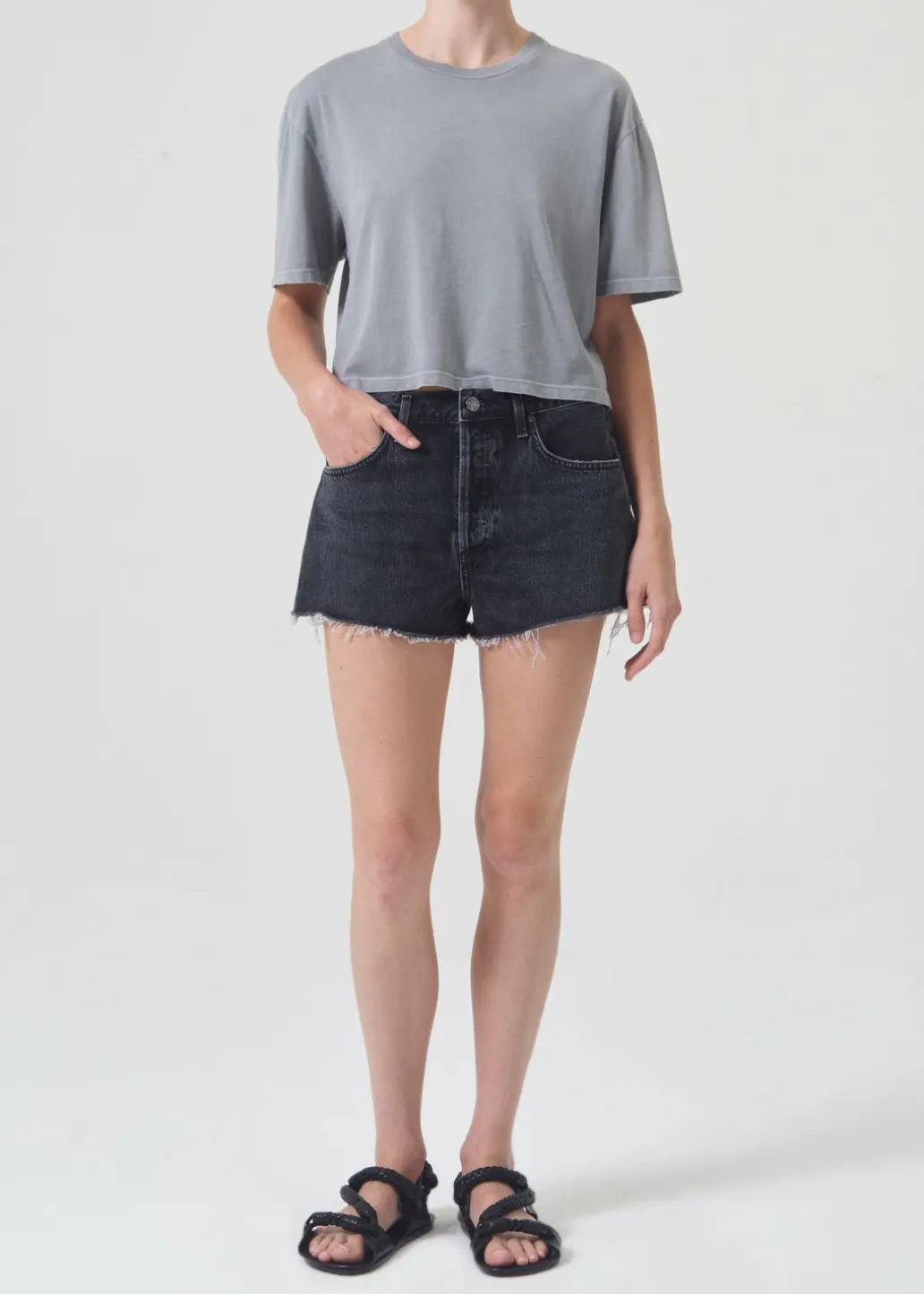 AGOLDE Parker Vintage Cut Off Short In Bewitched Shop