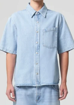 AGOLDE Perry Shirt In Tomorrow Best