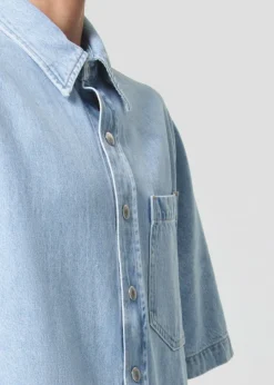 AGOLDE Perry Shirt In Tomorrow Best