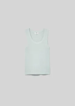 AGOLDE Poppy Tank In Mint Clearance