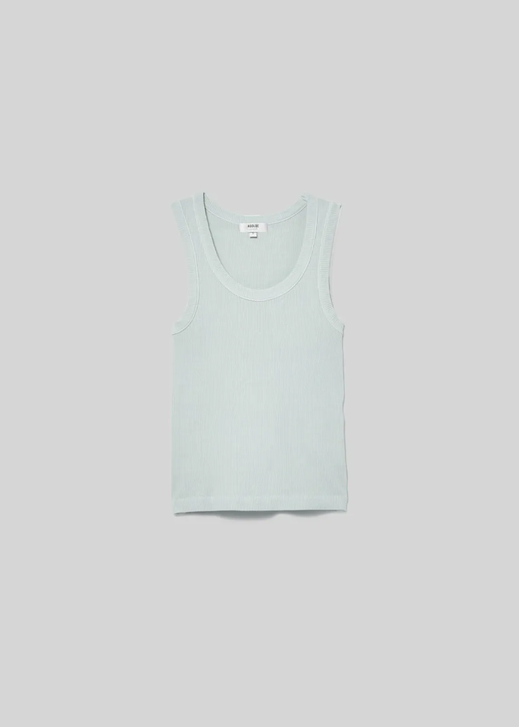 AGOLDE Poppy Tank In Mint Clearance