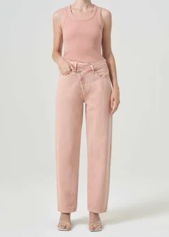 AGOLDE Poppy Tank In Pink Salt Flash Sale