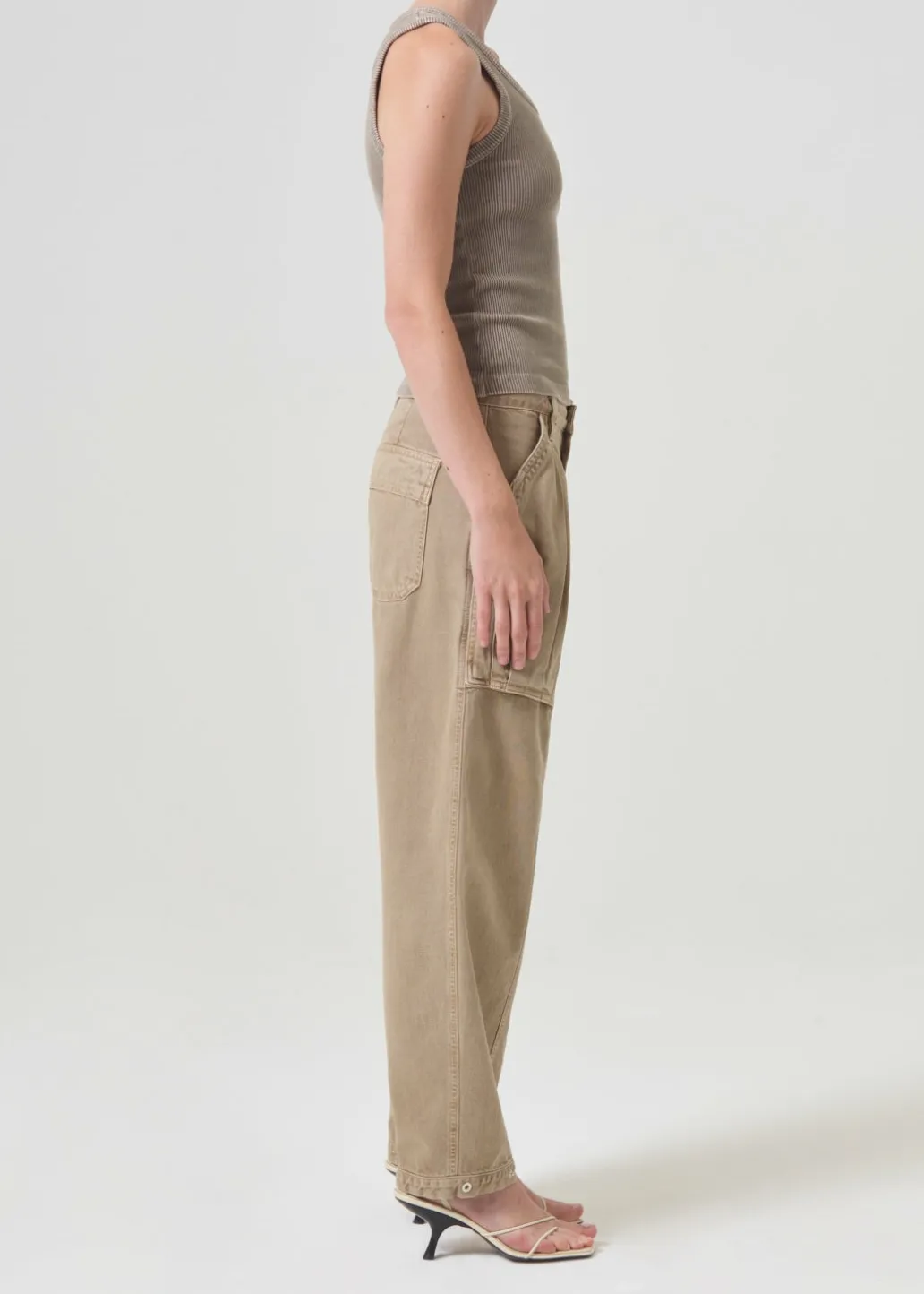 AGOLDE Poppy Tank In Trail Online