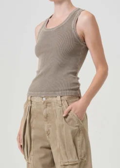 AGOLDE Poppy Tank In Trail Online