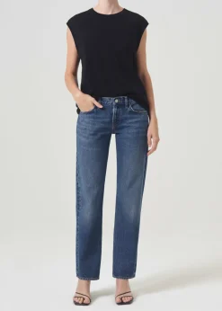 AGOLDE Raya Muscle Tee In Black Best Sale