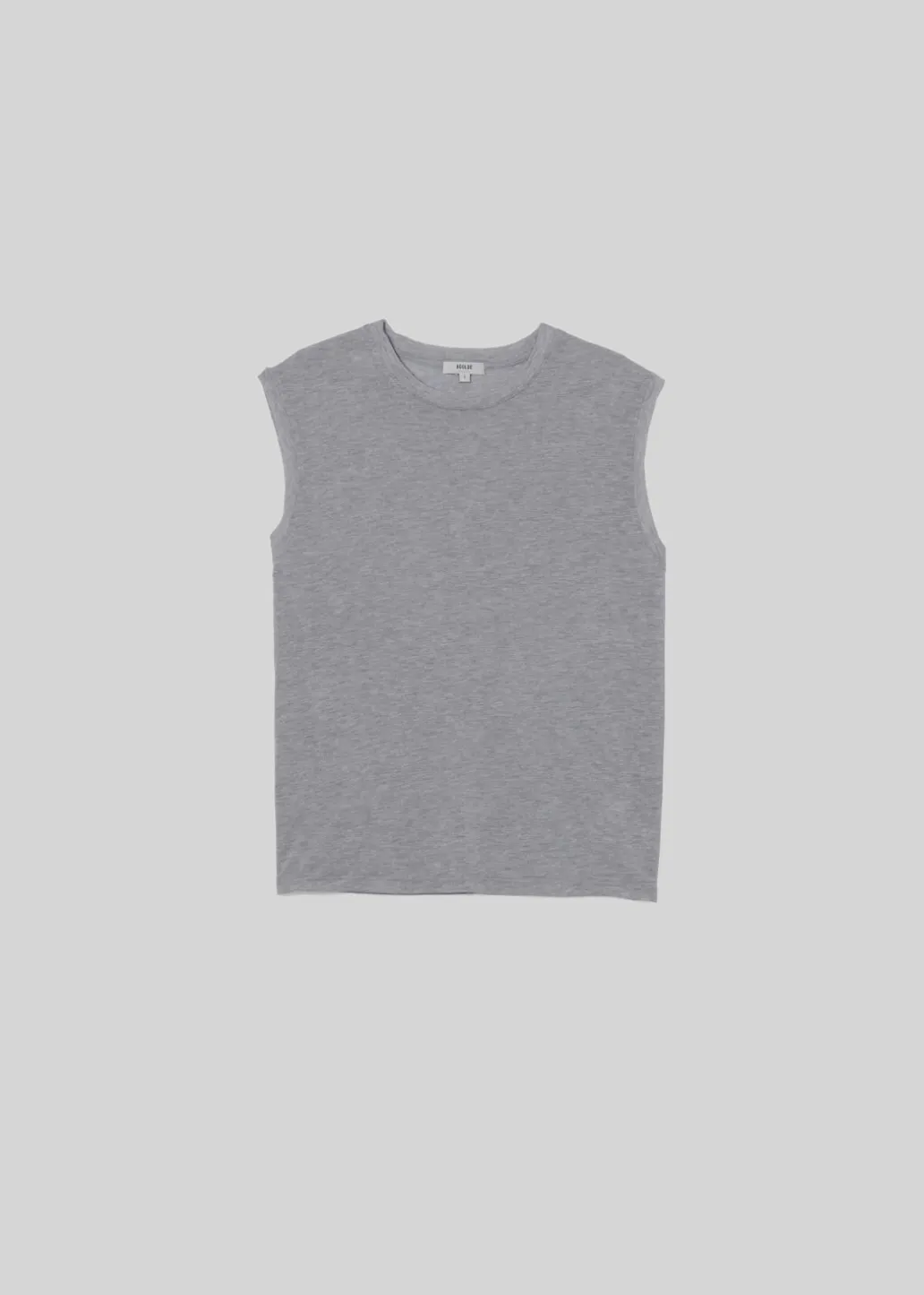 AGOLDE Raya Muscle Tee In Grey Heather New