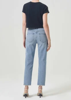 AGOLDE Riley High Rise Straight Crop (Stretch) In Hassle Store