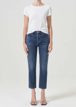 AGOLDE Riley High Rise Straight Crop In Control Cheap