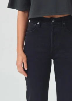 AGOLDE Riley Long High Rise Straight (Stretch) In Compilation Clearance