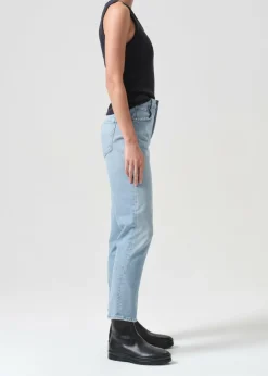 AGOLDE Riley Long High Rise Straight (Stretch) In Issue Store