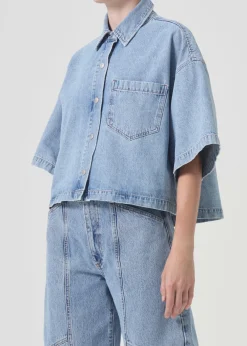 AGOLDE Rona Box Shirt In Effect Best