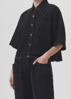 AGOLDE Rona Box Shirt In Intense New