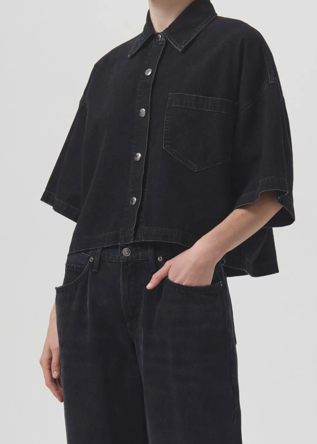 AGOLDE Rona Box Shirt In Intense New