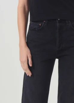 AGOLDE 90'S Crop Mid Rise Straight In Tar Cheap