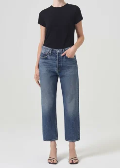 AGOLDE 90'S Crop Mid Rise Straight In Imagine Store
