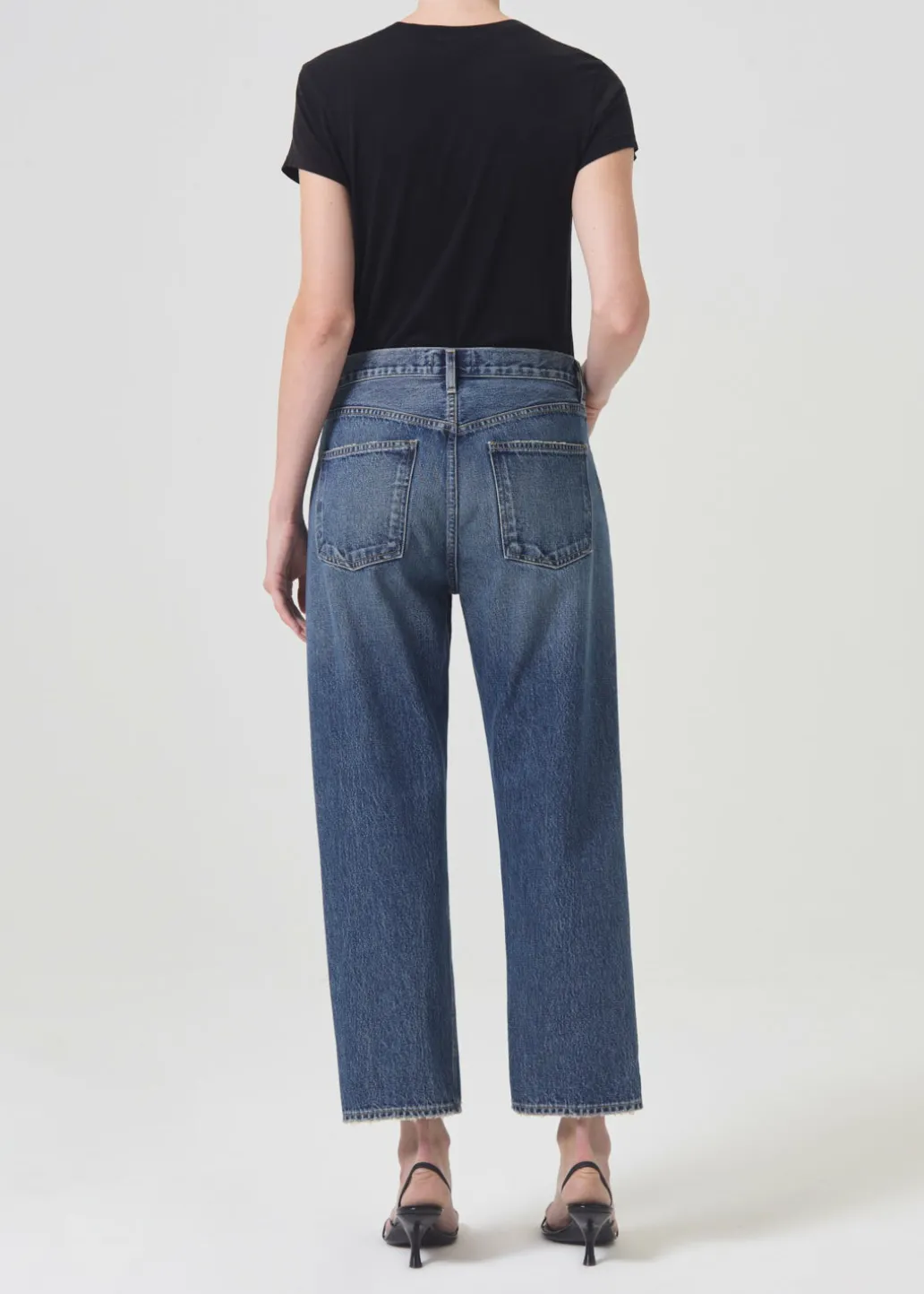 AGOLDE 90'S Crop Mid Rise Straight In Imagine Store