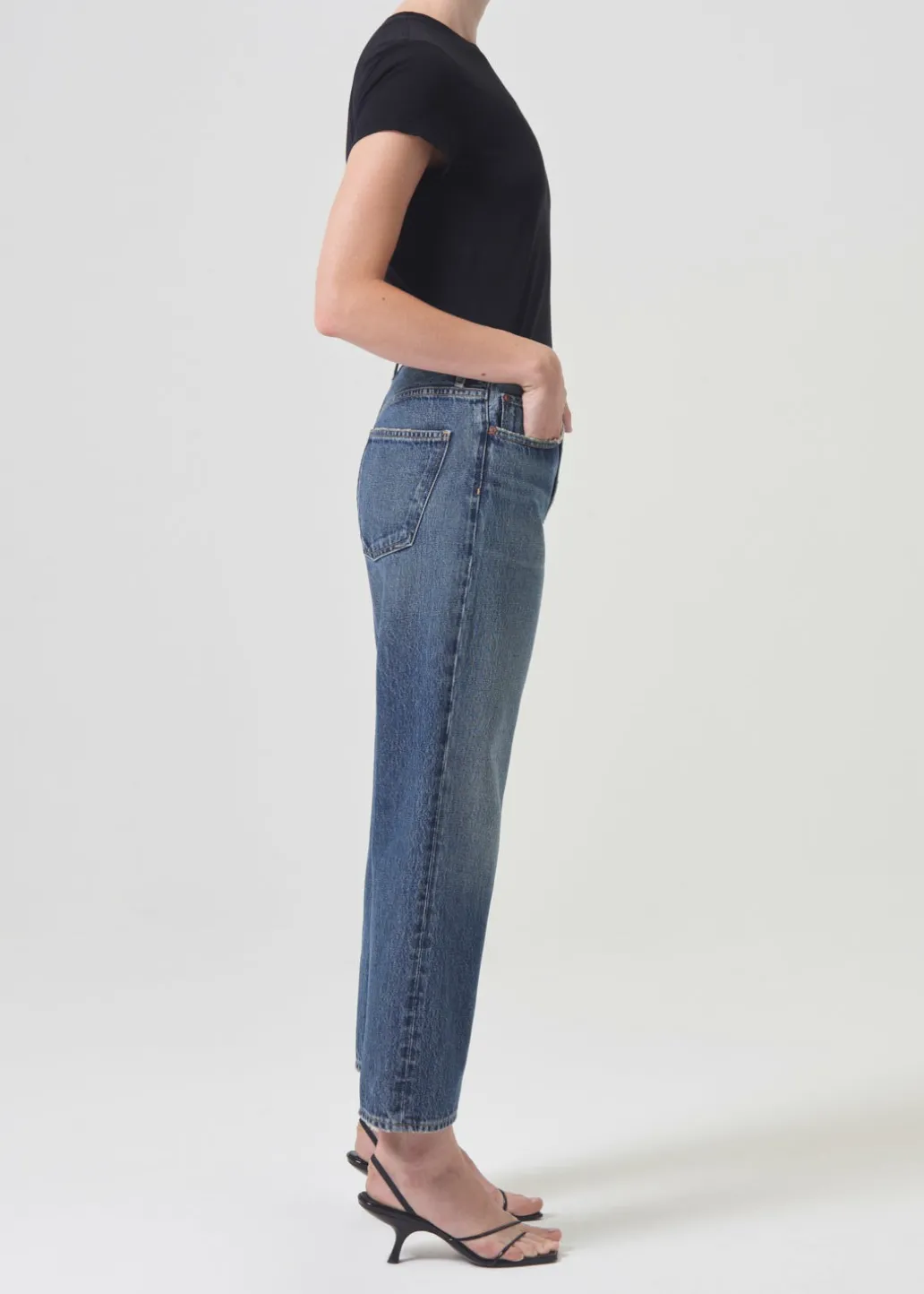 AGOLDE 90'S Crop Mid Rise Straight In Imagine Store