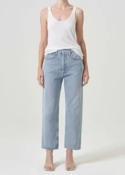 AGOLDE 90'S Crop Mid Rise Straight In Replica Fashion