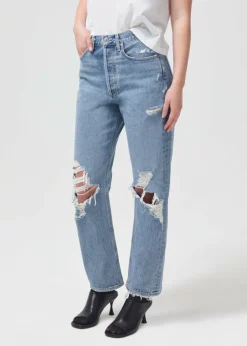 AGOLDE 90'S Mid Rise Straight In Fall Out Online