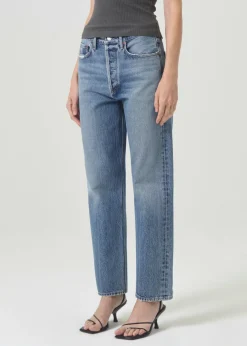 AGOLDE 90'S Mid Rise Straight In Hooked Fashion
