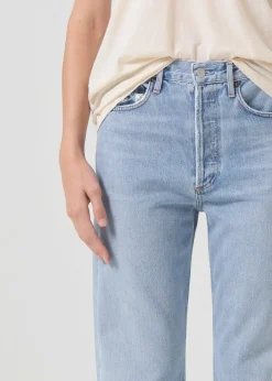 AGOLDE 90'S Mid Rise Straight In Snapshot Clearance