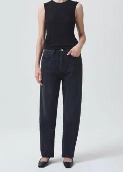 AGOLDE 90'S Mid Rise Straight In Tar Fashion