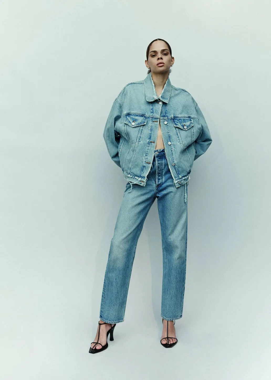 AGOLDE 90'S Pinch Waist High Rise Straight In Infinite Hot