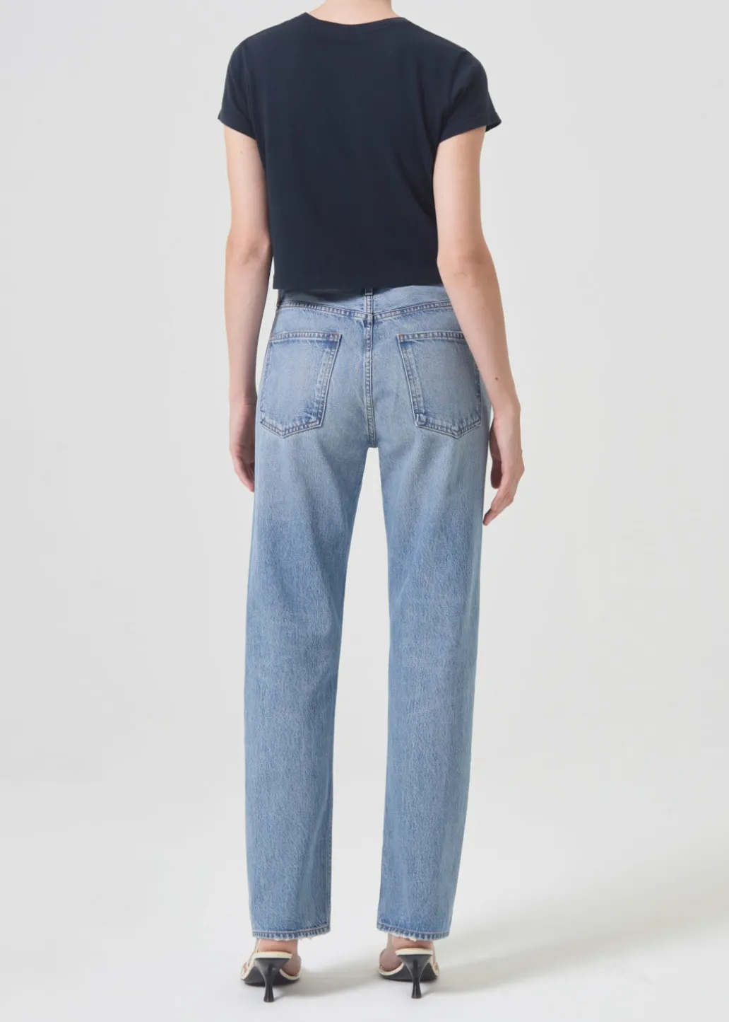AGOLDE 90'S Pinch Waist High Rise Straight In Infinite Hot