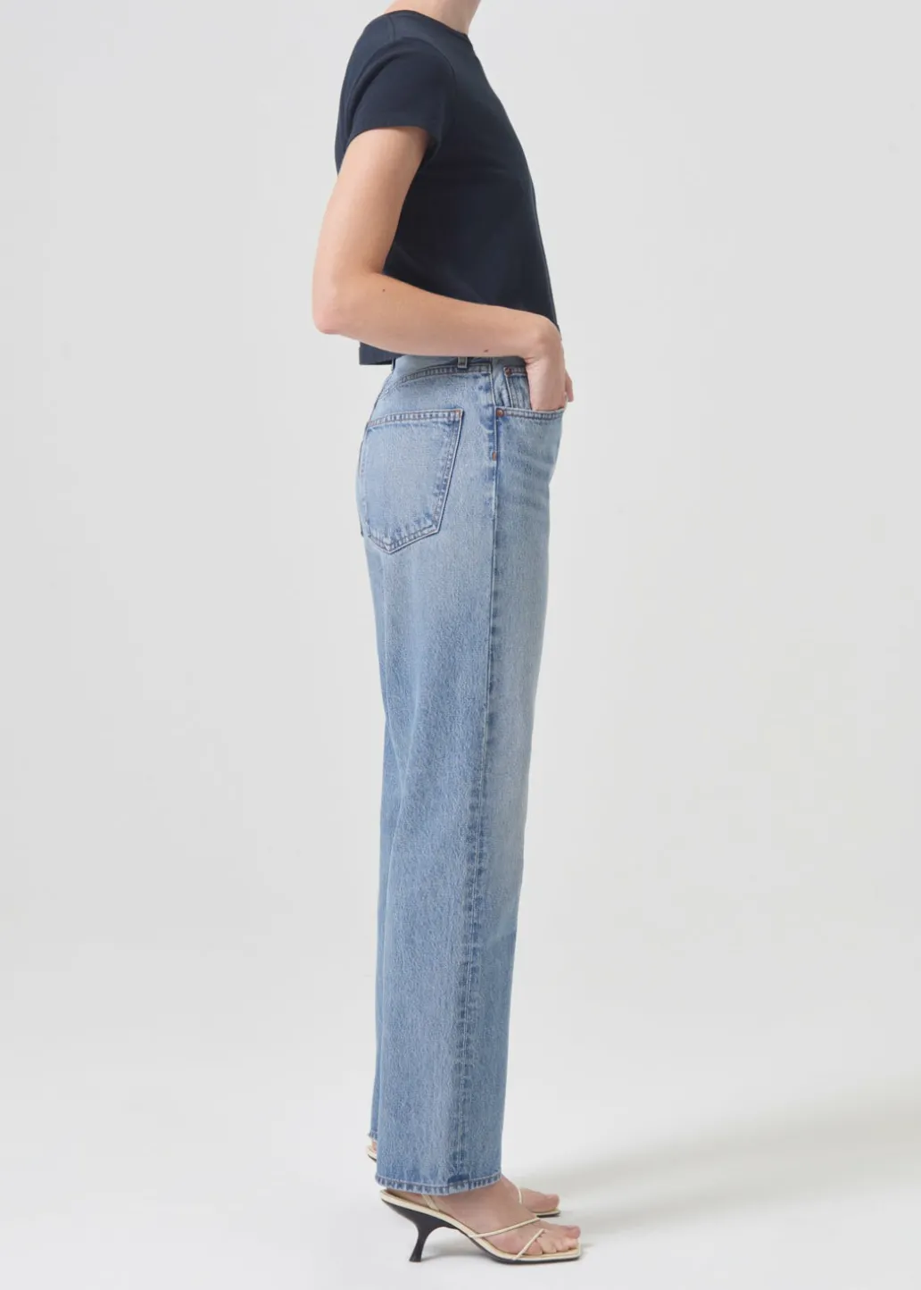 AGOLDE 90'S Pinch Waist High Rise Straight In Infinite Hot