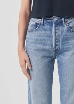 AGOLDE 90'S Pinch Waist High Rise Straight In Infinite Hot