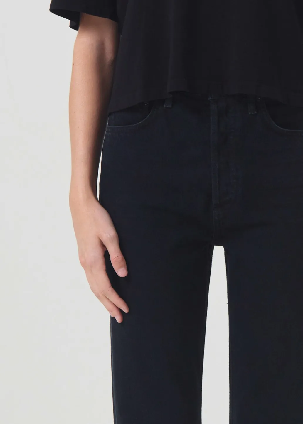 AGOLDE 90'S Pinch Waist High Rise Straight In Crushed Best