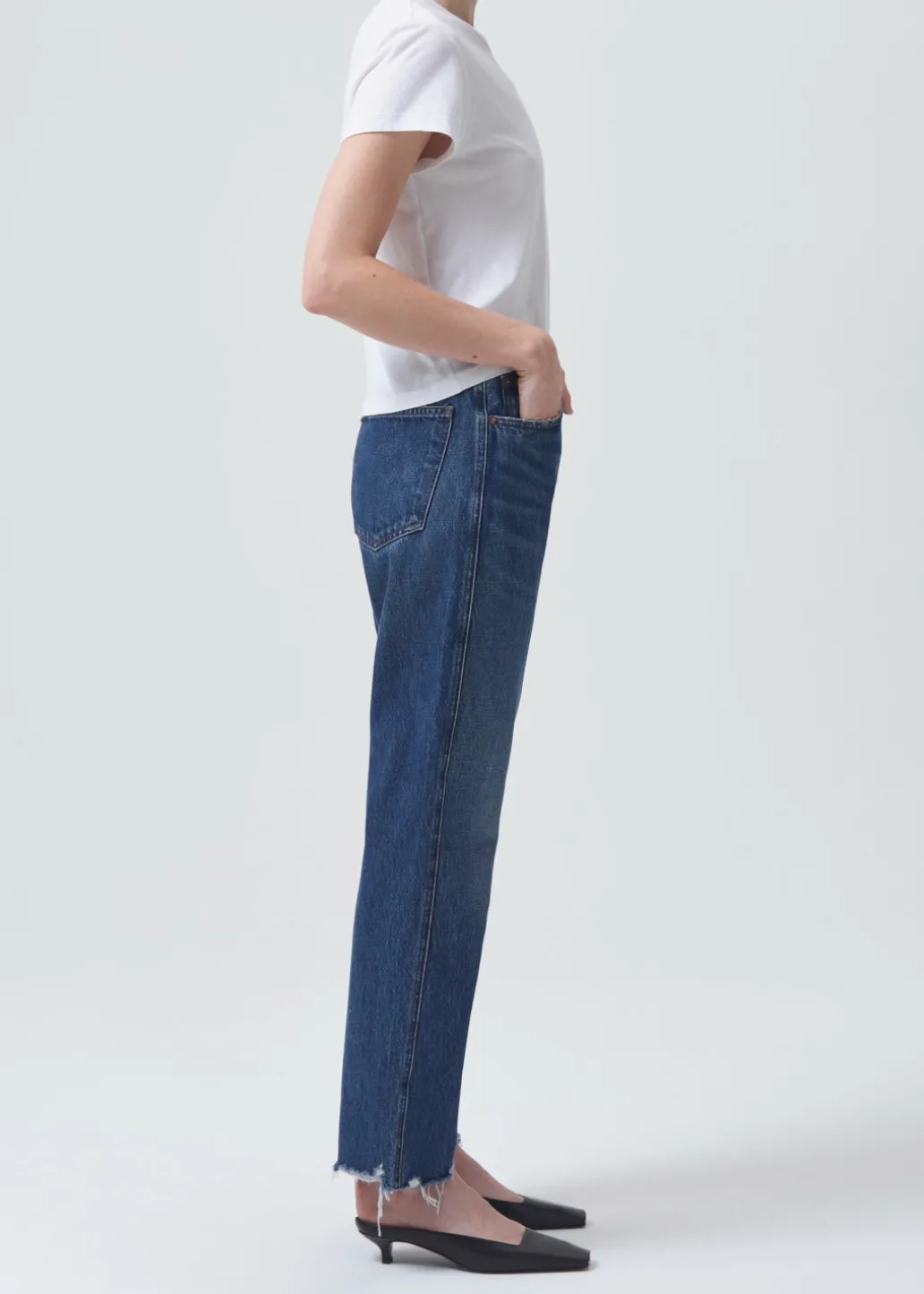 AGOLDE 90'S Pinch Waist High Rise Straight In Swindle Cheap