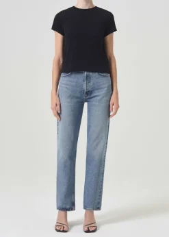 AGOLDE 90'S Pinch Waist High Rise Straight In Navigate Clearance