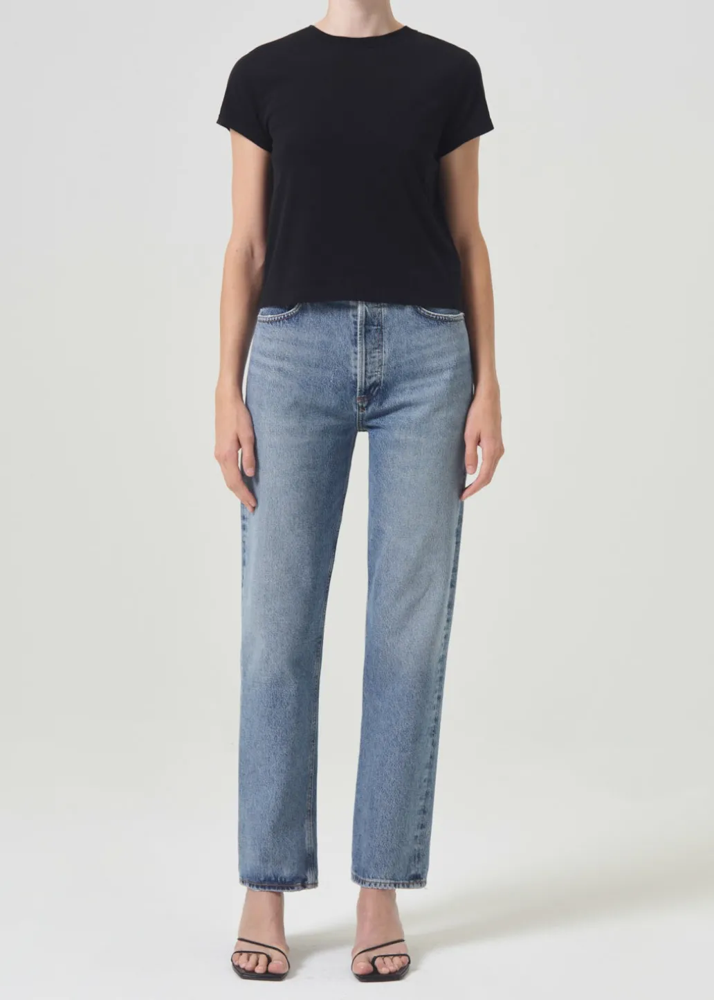 AGOLDE 90'S Pinch Waist High Rise Straight In Navigate Clearance