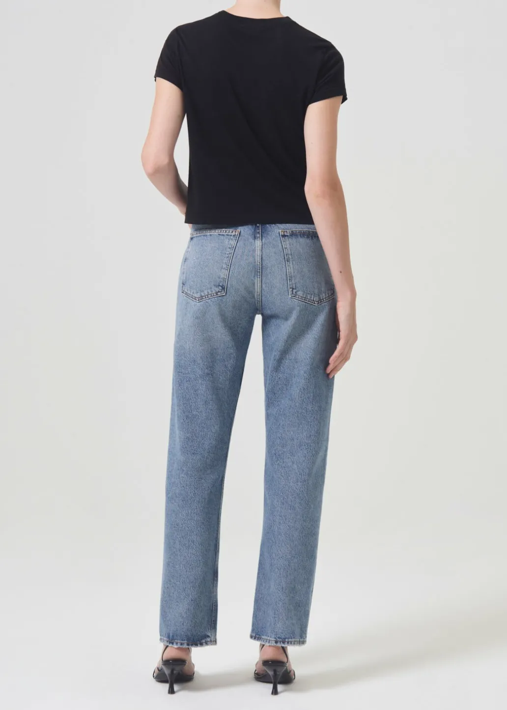 AGOLDE 90'S Pinch Waist High Rise Straight In Navigate Clearance