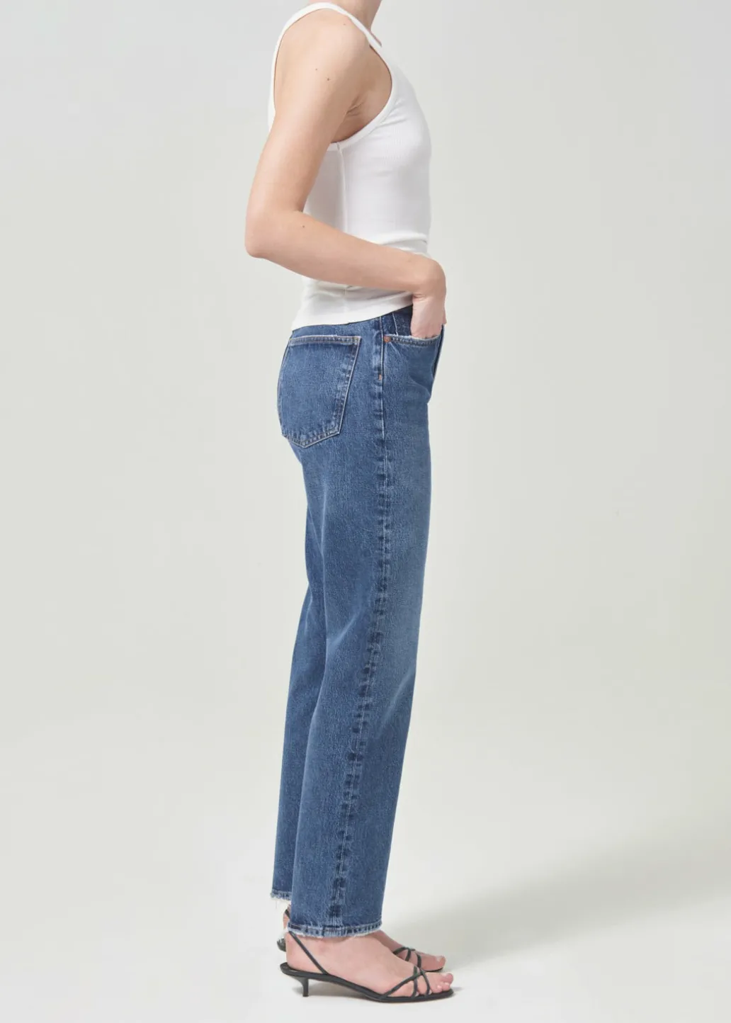 AGOLDE 90'S Pinch Waist High Rise Straight In Range Discount