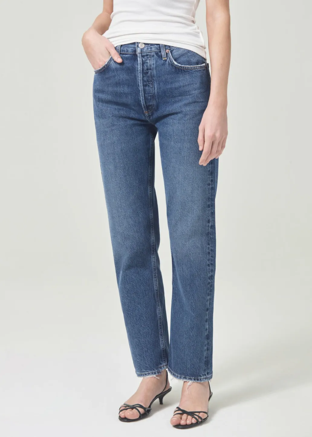 AGOLDE 90'S Pinch Waist High Rise Straight In Range Discount