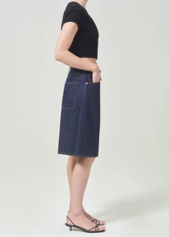 AGOLDE Savannah Tee In Black Flash Sale