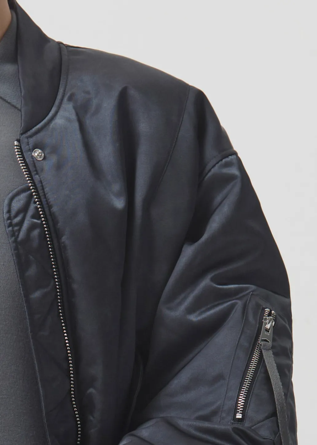 AGOLDE Shoreditch Ski Club X Nisa Bomber Jacket In Slate Outlet