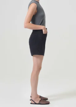 AGOLDE Stella High Rise Short In Bat Sale