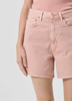AGOLDE Stella High Rise Short In Pink Salt Cheap