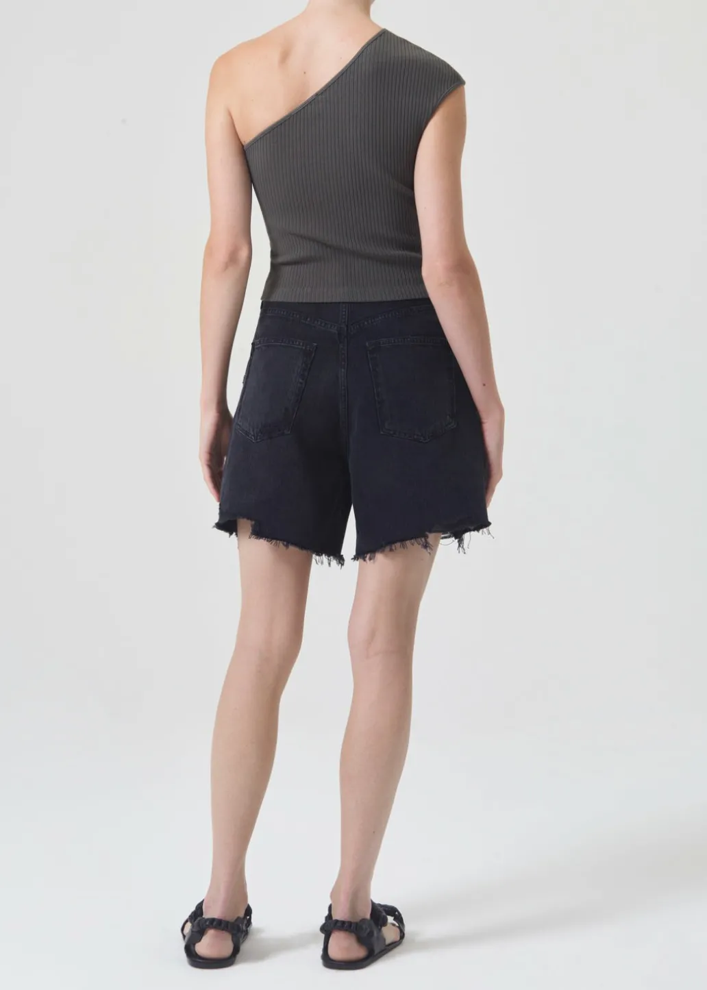 AGOLDE Stella High Rise Short In Gone Cheap