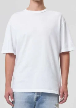 AGOLDE Sumner Tee In White Cheap