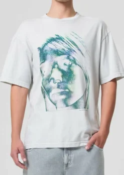 AGOLDE Sumner Tee (Kim) In Ice Cabbage Shop