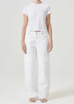 AGOLDE Tanis Utility Jean In Milkshake Online