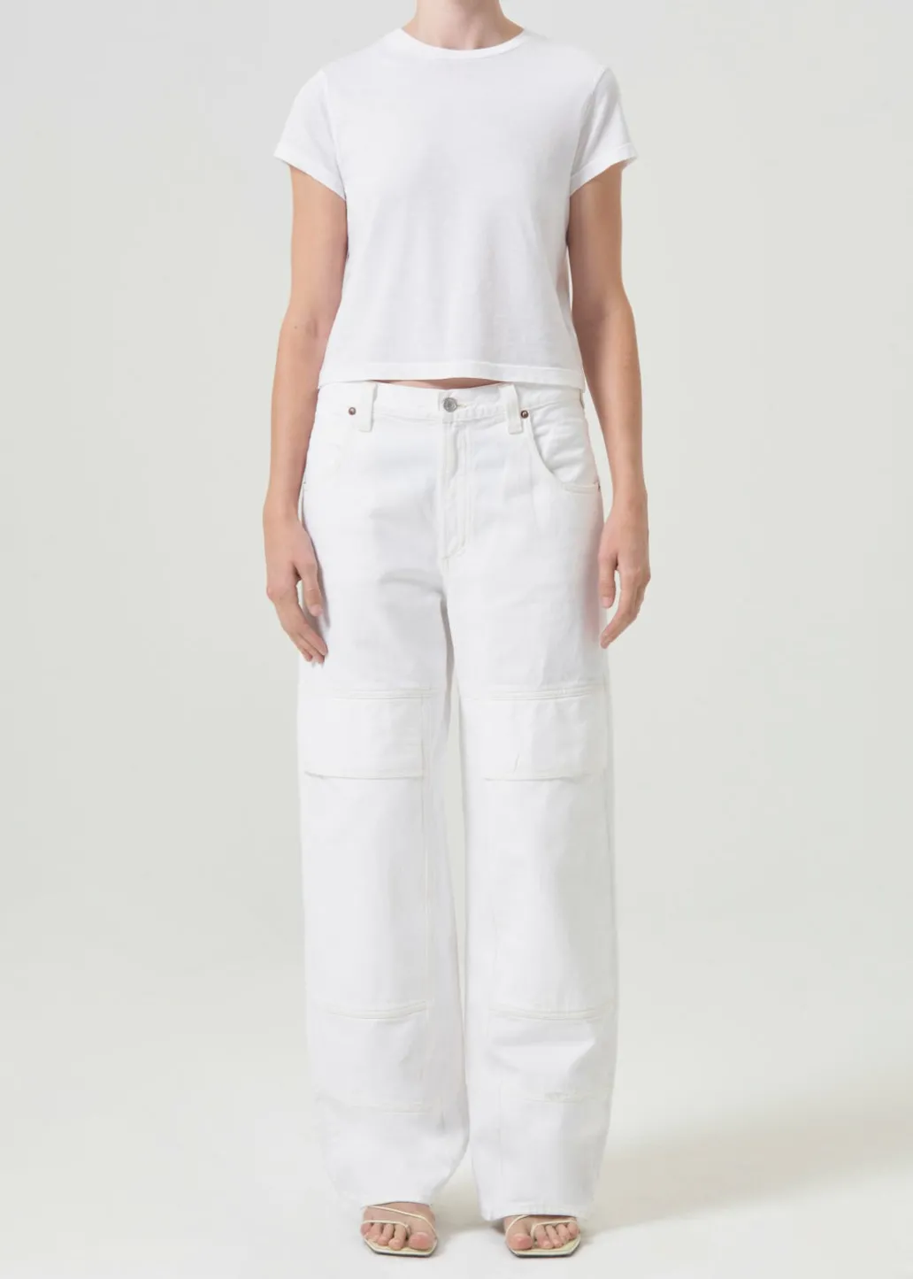 AGOLDE Tanis Utility Jean In Milkshake Online