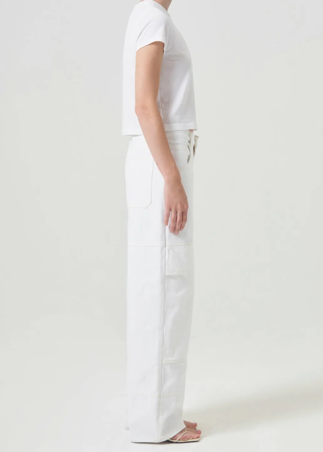 AGOLDE Tanis Utility Jean In Milkshake Online