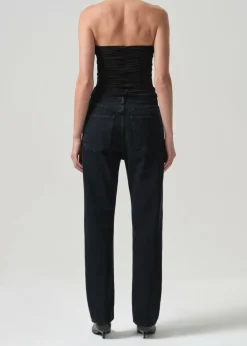 AGOLDE Tonia Twist Tube In Black Fashion