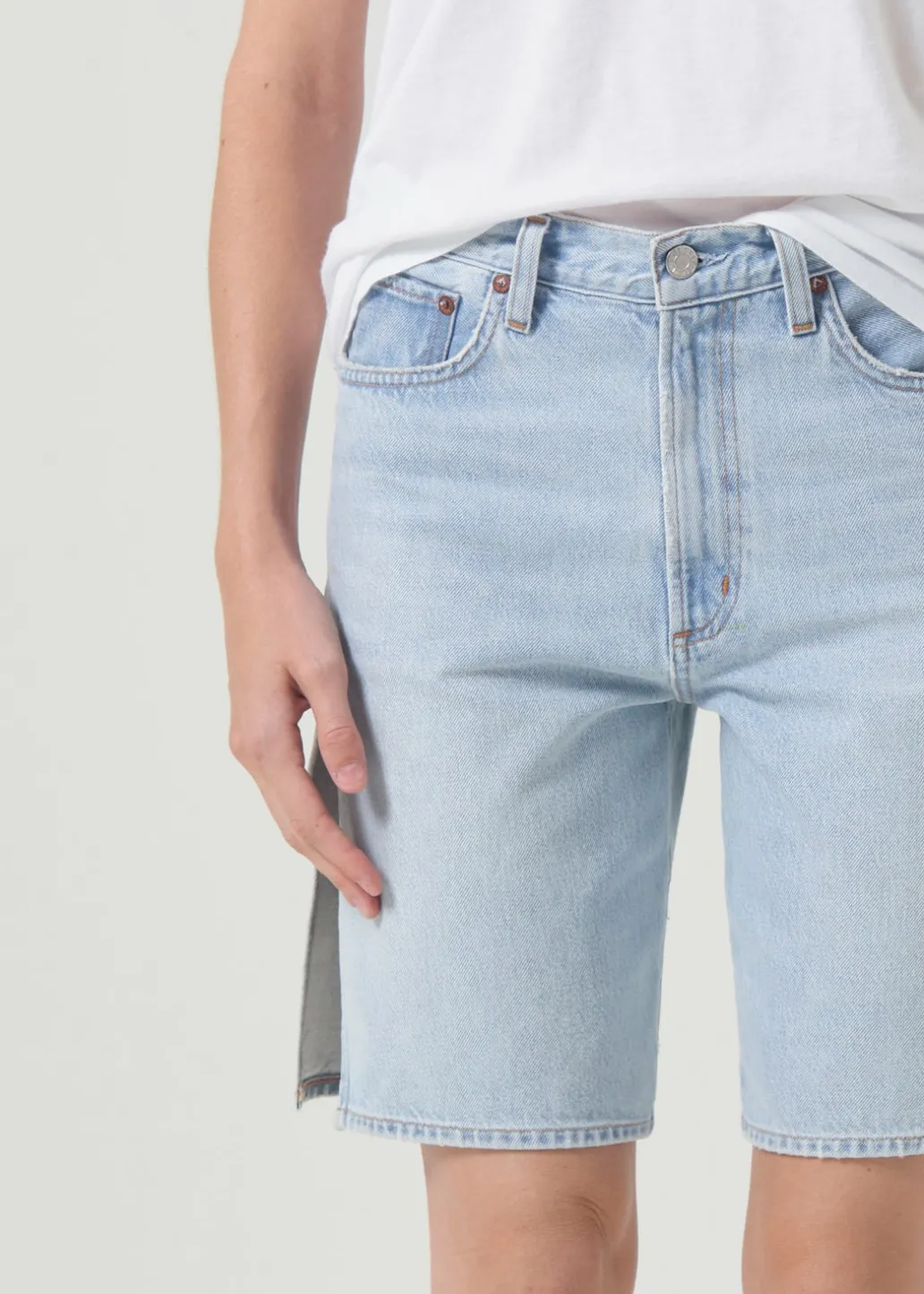 AGOLDE Vida High Rise Short In Fragment Online
