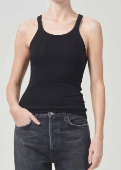 AGOLDE Zane Tank In Black Outlet